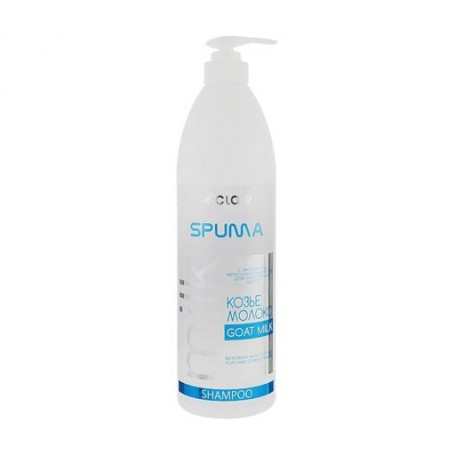 Укрепляющий шампунь для волос Eclair Spuma Goat Milk Shampoo Козье молоко, с экстрактом молочной сыворотки, 1 л