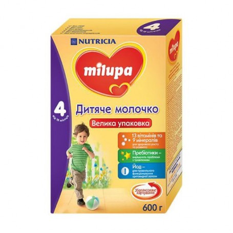 Молочная сухая смесь Milupa Детское молочко 4, с 18 месяцев, 600 г