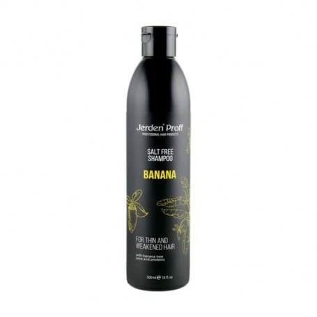 Бессолевой шампунь Jerden Proff Banana Salt Free Shampoo для тонких и ослабленных волос, 300 мл