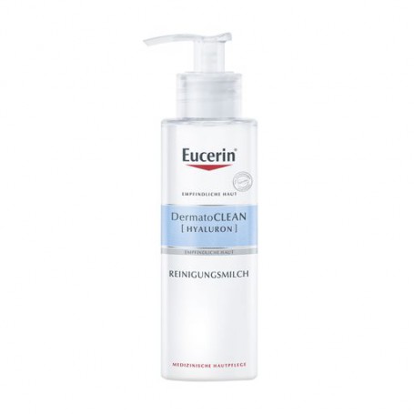 Очищающее молочко для лица Eucerin DermatoClean Hyaluron для чувствительной сухой кожи, 200 мл