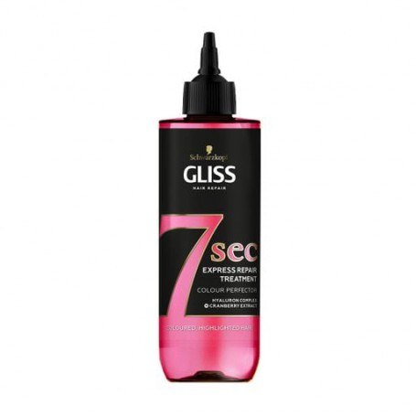 Экспресс-маска Gliss 7 Sec Express Repair Treatment Color Perfector для окрашенных и мелированных волос, 200 мл