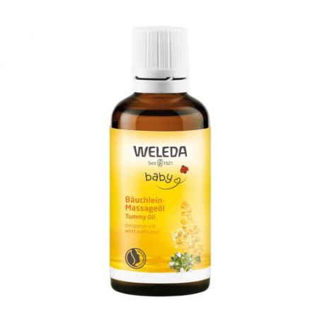 Масло против вздутия животика у младенцев Weleda Baby Tummy Oil с календулой, 50 мл