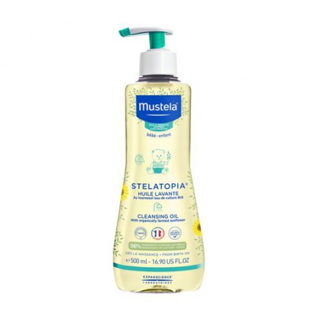 Очищающее масло для ванны Mustela Bebe Stelatopia Cleansing Oil, 500 мл