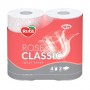 Туалетная бумага RUTA Classic Rose, 2-слойная, 4 шт