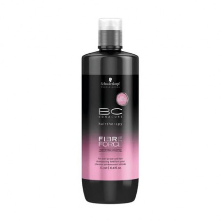 Бессульфатный шампунь для поврежденных волос Schwarzkopf Professional BC Bonacure Fibre Force Fortifying Shampoo, 1 л