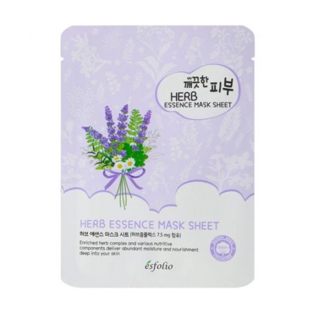 Тканевая маска для лица Esfolio Herb Essence Mask Sheet c травами, 25 мл