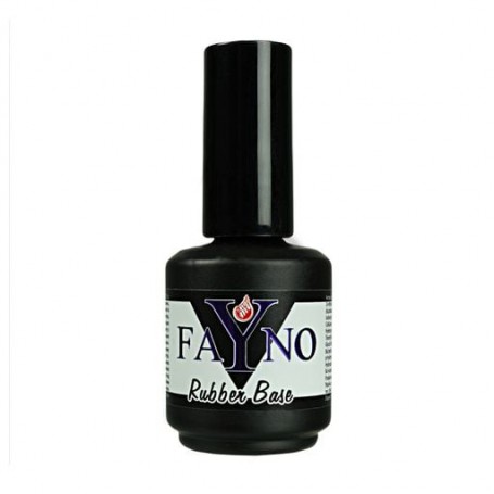 База каучуковая камуфлирующая для гель-лака Fayno Rubber Base 01 приглушенный бежево-розовый, полупрозрачный, 7 мл