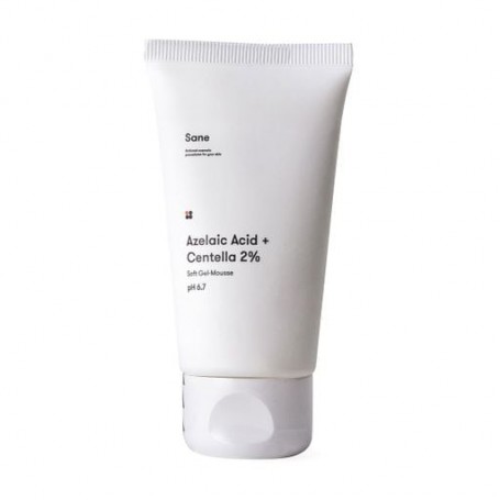 Очищающий гель для лица Sane Azelaic Acid + Centella 2% Soft Gel-Mousse pH 6.7, 40 мл