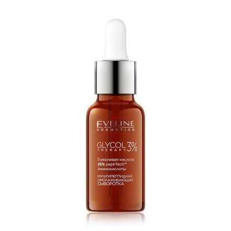 Мультипептидное средство против морщин Eveline Cosmetics Glycol Therapy 3% для всех типов кожи, 18 мл