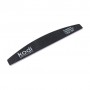 Пилка для ногтей Kodi Professional 180/180 грит полумесяц, черная, 178*28*4 мм