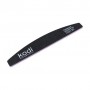 Пилка для ногтей Kodi Professional 120/120 грит полумесяц, черная, 178*28*4 мм