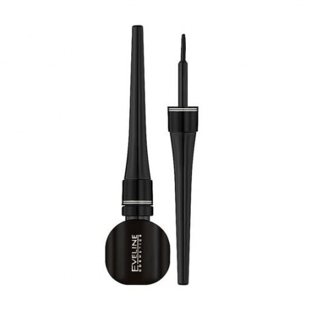 Водостойкая подводка для глаз Eveline Cosmetics Celebrities Eyeliner, Vinyl Black, 3 мл