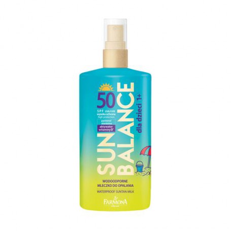 Детское солнцезащитное молочко Farmona Sun Balance Milk SPF 50, от 1 года, 150 мл