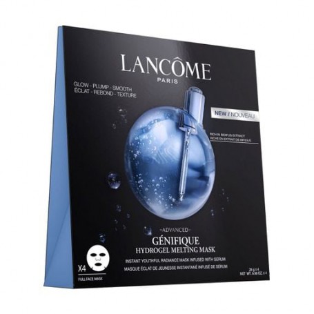 Гидрогелевая маска-активатор молодости кожи лица Lancome Genifique Hydrogel Melting Mask, 4*28 г