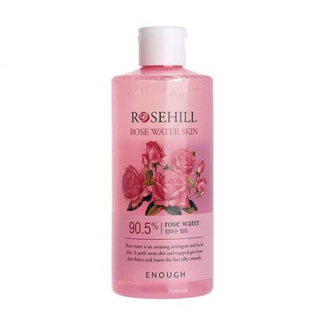 Тонер для лица Enough Rosehill-Rose Water Skin с гидролатом розы, 300 мл