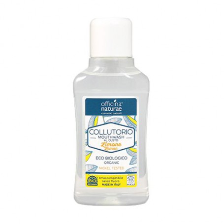 Органический ополаскиватель для полости рта Officina Naturae Mouthwash Lemon с лимонным ароматом, 250 мл