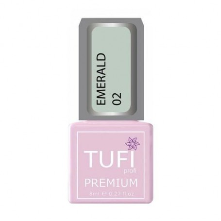 Гель-лак для ногтей Tufi profi Premium Emerald 06 Хлопок, 8 мл