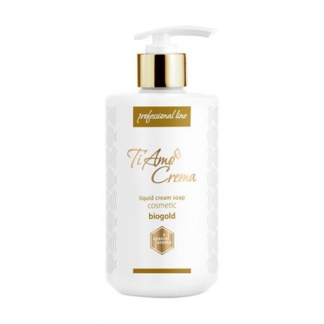 Жидкое мыло для рук Ti Amo Crema Professional Line Liquid Cream Soap Cosmetic Biogold, 400 мл