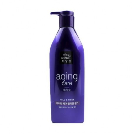 Антивозрастной кондиционер для волос Mise En Scene Aging Care Rinse с пудрой чёрного жемчуга, 680 мл