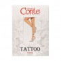 Фантазийные колготки женские Conte Elegant Tattoo 20С-17СП, с рисунком Moon Art, 20 DEN, 004 Bronz, размер 2