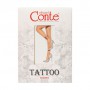 Фантазийные колготки женские Conte Elegant Tattoo 20С-17СП, с рисунком Garden, 20 DEN, 005 Bronz, размер 3