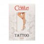 Фантазийные колготки женские Conte Elegant Tattoo 20С-17СП, с рисунком Garden, 20 DEN, 005 Bronz, размер 3