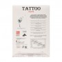 Фантазийные колготки женские Conte Elegant Tattoo 20С-17СП, с рисунком Light Love, 20 DEN, 003 Natural, размер 3