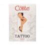 Фантазийные колготки женские Conte Elegant Tattoo 20С-17СП, с рисунком Butterfly, 20 DEN, 001 Natural, размер 3