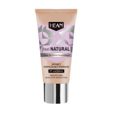 Увлажняющая тональная основа для лица Hean Feel Natural Cover & Moist Foundation N01 Vanilla, 30 мл