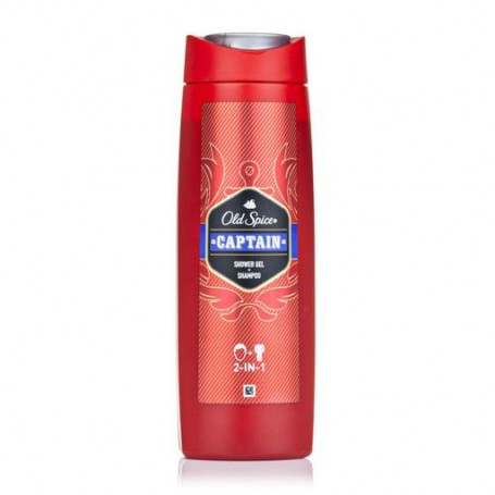 Мужской гель-шампунь для душа 2 в 1 Old Spice Captain, 400 мл