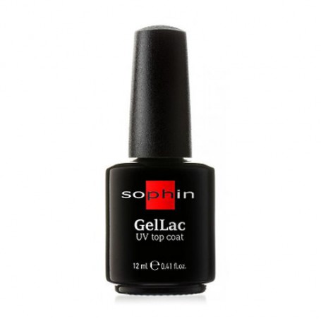 Укрепляющее верхнее покрытие для гель-лака Sophin Gellac UV Top Coat, 12 мл