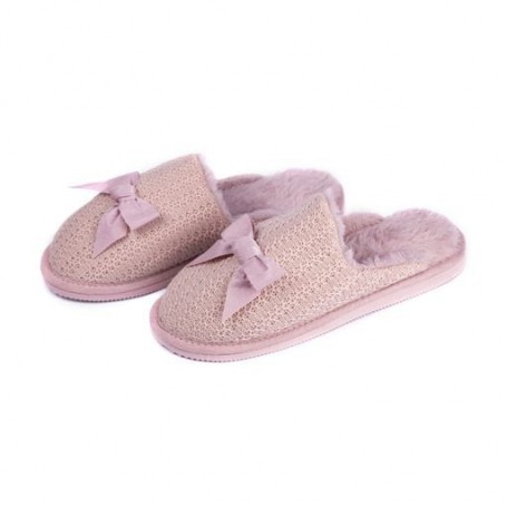 Женские домашние тапочки Twins HS-LUX получешки, розовые, размер 36-37