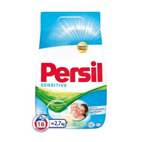 Стиральный порошок Persil Sensitive Алоэ вера для чувствительной кожи, 18 стирок, 2.7 кг