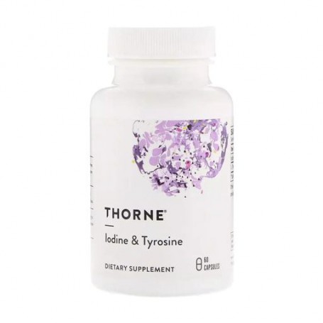 Пищевая добавка Thorne Research Iodine & Tyrosine Йод и тирозин, 60 шт