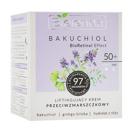Лифтинг-крем для лица Bielenda Bakuchiol BioRetinol Lifting Cream, 50 мл