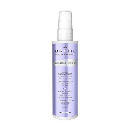 Спрей для устранения желтизны волос Brelil Silver Blonde Sublimeches Spray, 150 мл