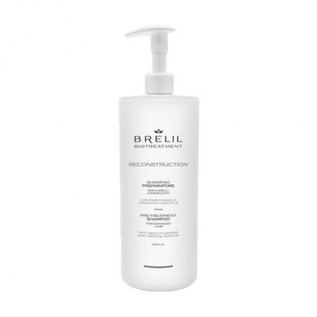 Подготовительный шампунь для волос Brelil BioTraitement Reconstruction Pre-Treatment Shampoo, 1 л