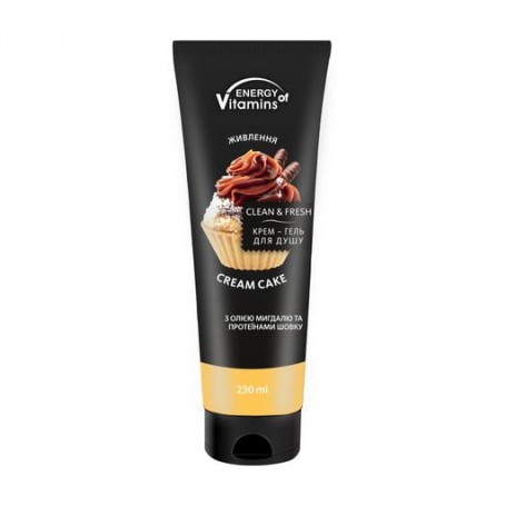 Крем-гель для душа Energy of Vitamins Cream Shower Gel Creаm Cake, 230 мл