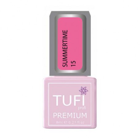 Гель-лак для ногтей Tufi Profi Premium Summertime, 15 Фуксия, 8 мл