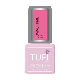 Гель-лак для ногтей Tufi Profi Premium Summertime, 15 Фуксия, 8 мл