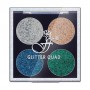 Тени для век FFleur E-494 Glitter Quad 2, 4- х цветные, 5.2 г