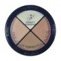 Палетка для контурирования лица FFleur Face Color Perfecting Palette FC-53 3, 12 г