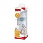 Бутылочка для кормления NUK Diswin First Choice Plus Винни-Пух, c силиконовой соской, синяя, от 0 до 6 мес, 300 мл (3952373)
