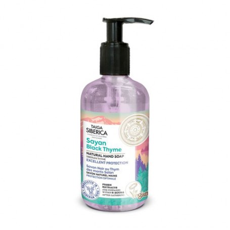 Жидкое мыло для рук Natura Siberica Taiga Siberica Hand Soap Sayan Black Thyme Отличная защита, 300 мл