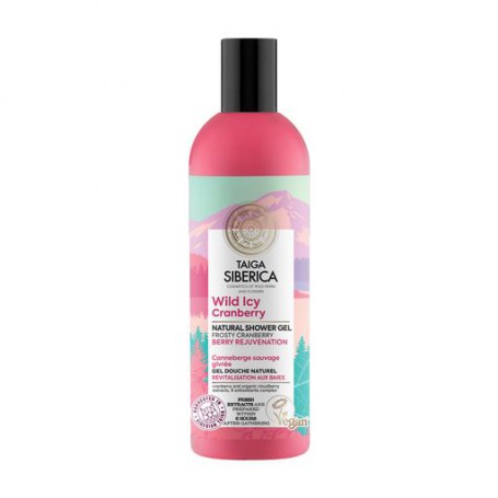 Гель для душа Natura Siberica Taiga Siberica Shower Gel Wild Icy Cranberry Ягодное омоложение, 270 мл