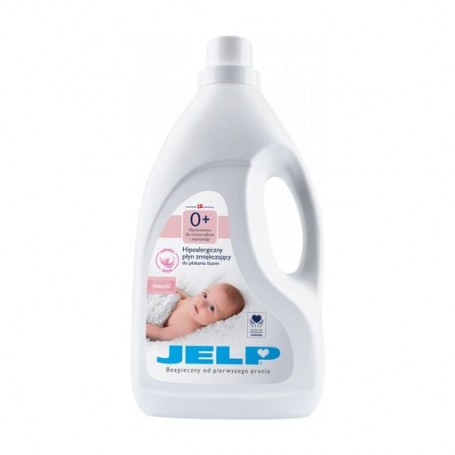 Гипоаллергенный ополаскиватель для смягчения тканей JELP с рождения, 57 стирок, 2 л