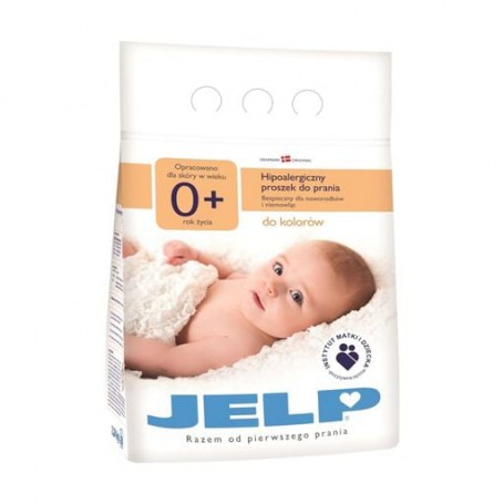 Гипоаллергенный стиральный порошок JELP для цветного белья, 30 стирок, 2.25 кг