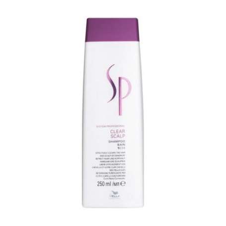 Мягкий шампунь для волос Wella Professionals Sp System Professional Clear Scalp Shampoo против перхоти, 250 мл