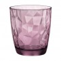 Стакан низкий для напитков и воды Bormioli Rocco Diamond Rock Purple, 390 мл (302258M02321990)