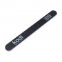 Пилка для ногтей Kodi Professional 100/150 грит прямая, черная, 178*19*4 мм